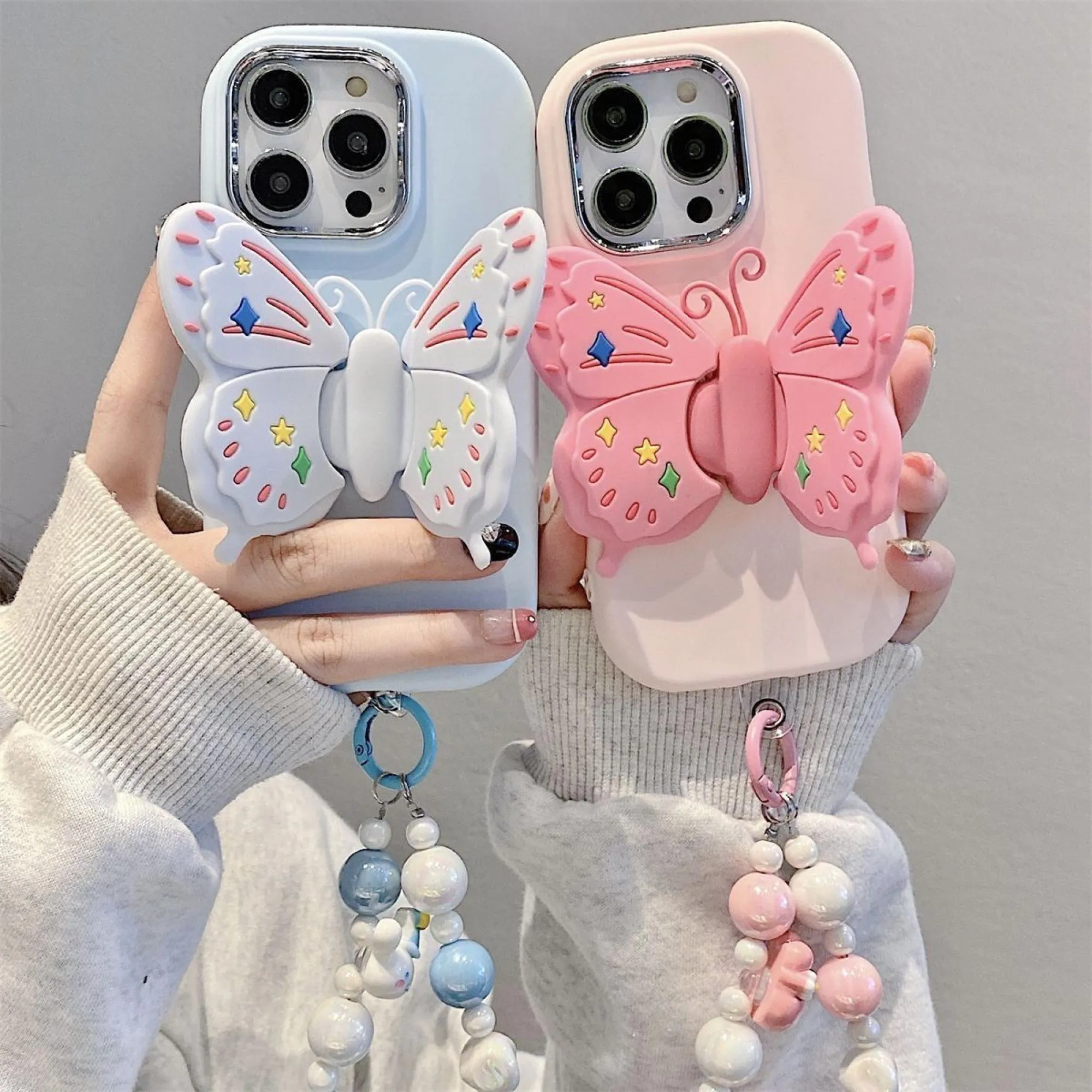 Butterfly Stand Soft TPU Phone Case