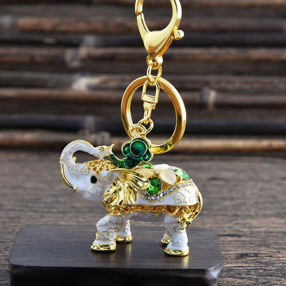 Creative 3D Elephant Keychain